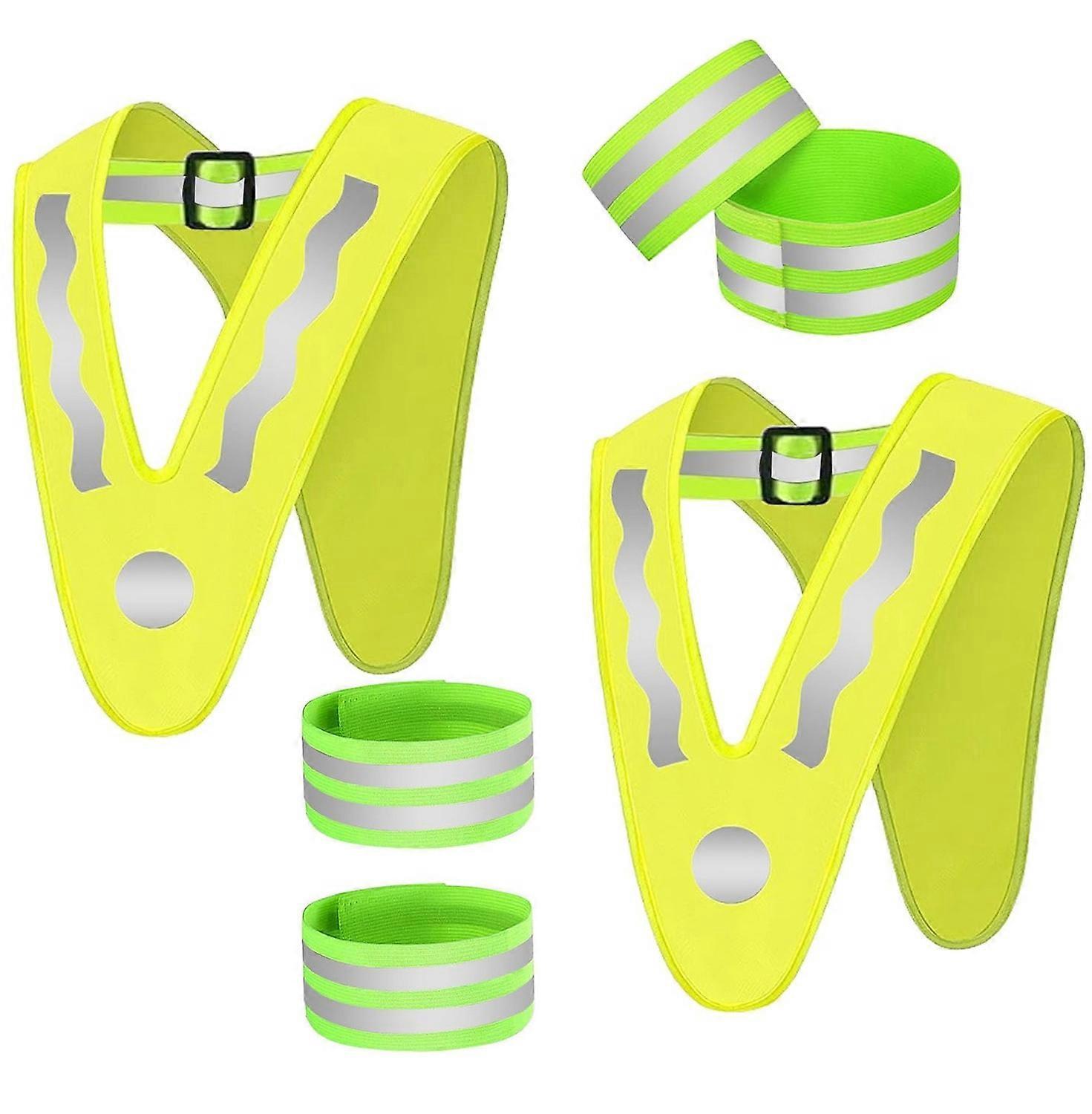 Babies Reflective Vest with Wrist Bands, Outdoor High Visibility Reflective Gear - Image 1