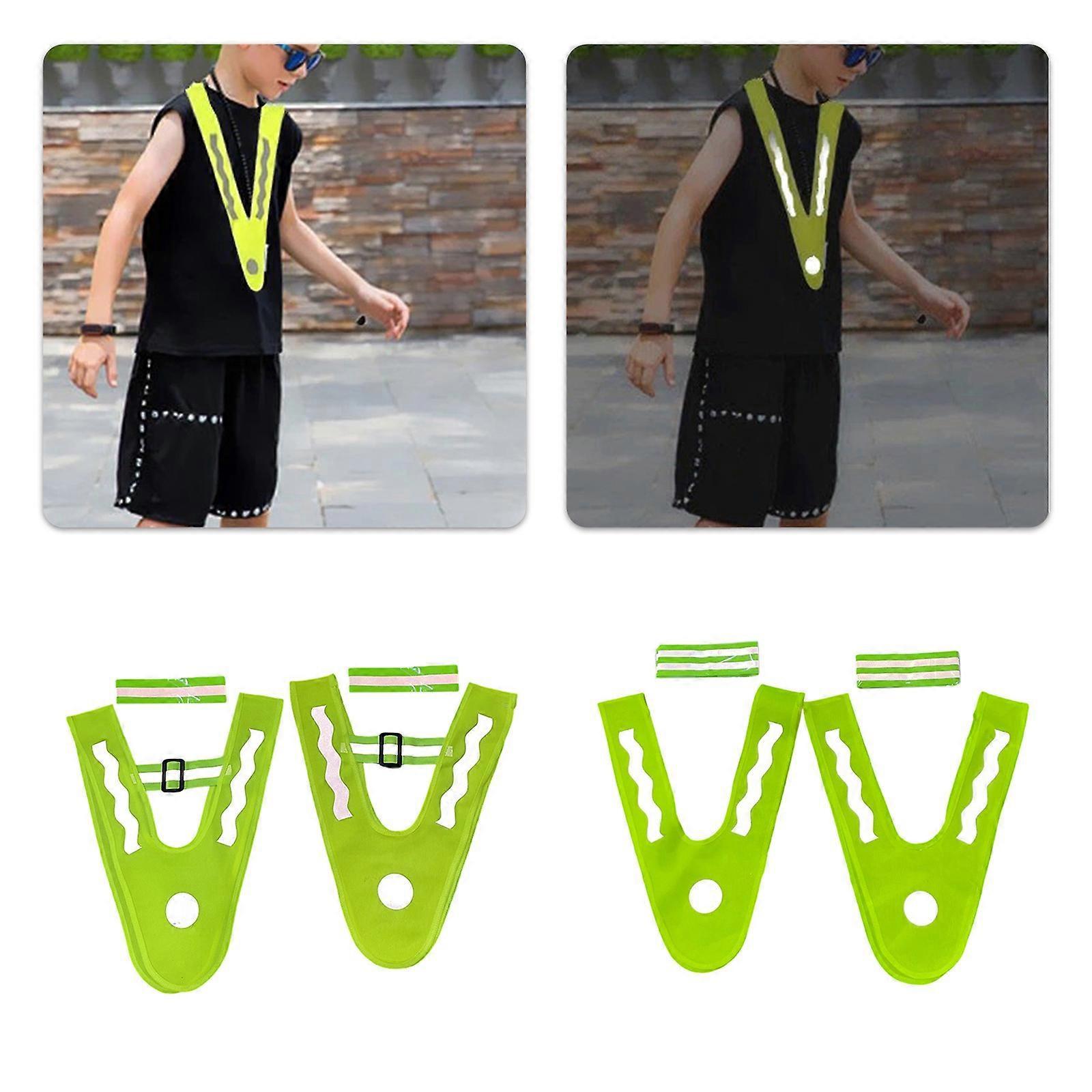 Babies Reflective Vest with Wrist Bands, Outdoor High Visibility Reflective Gear - Image 5