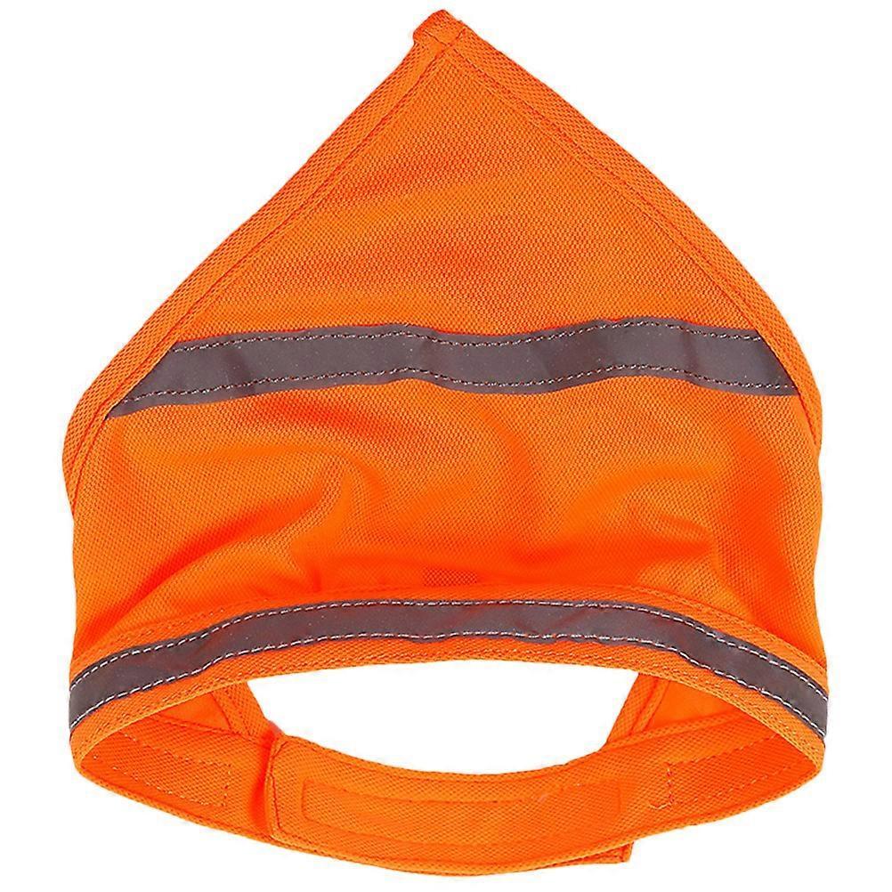 Reflective Dog Scarf, Reusable Polyester Dog Bandana Outdoor Gear - Size L - Image 4