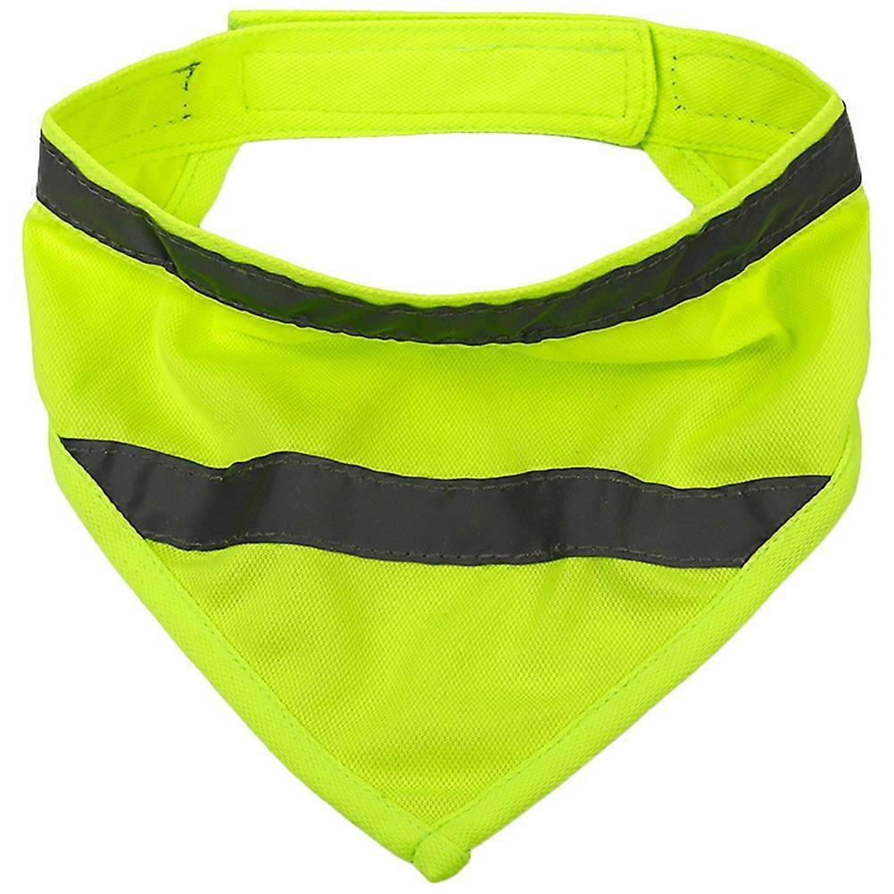 Reflective Dog Scarf, Reusable Polyester Dog Bandana Outdoor Gear - Size L - Image 1