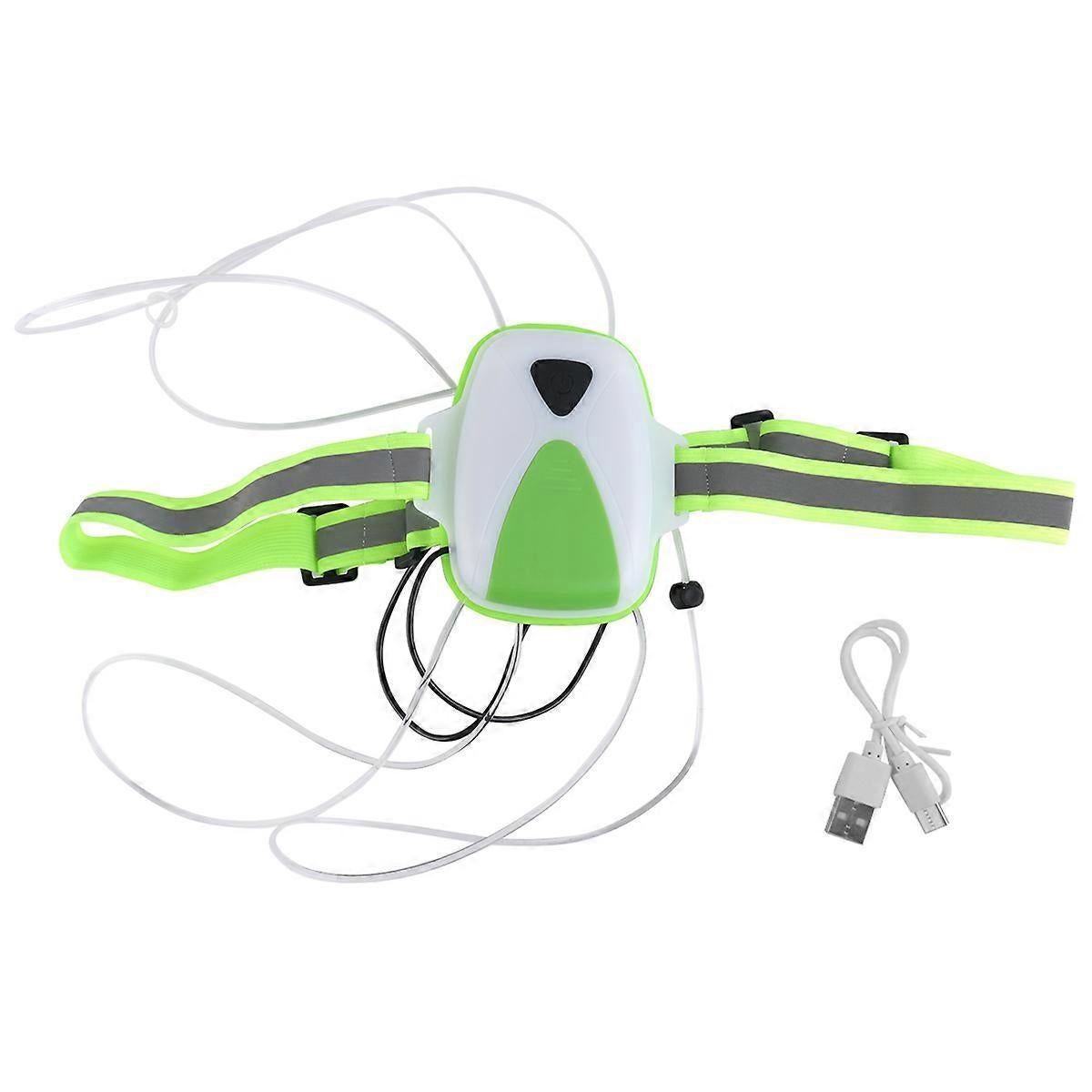 LED Reflective Vest, Rechargeable Running Gear with Multicolor Lights for Men & Women - Image 1