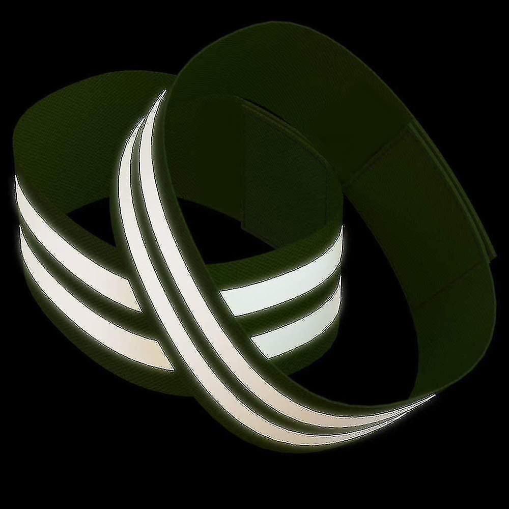 High Visibility Reflective Bands for Wrist, Arm, Ankle, Adjustable Elastic Night Gear - Image 4
