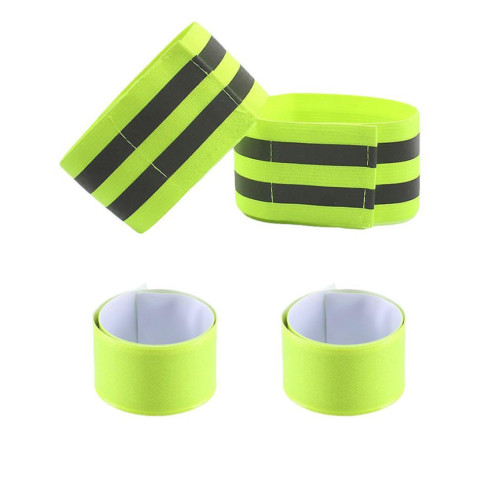4pcs Reflective Bands for Arm, Ankle, Leg, High Visibility Running Gear - Image 1