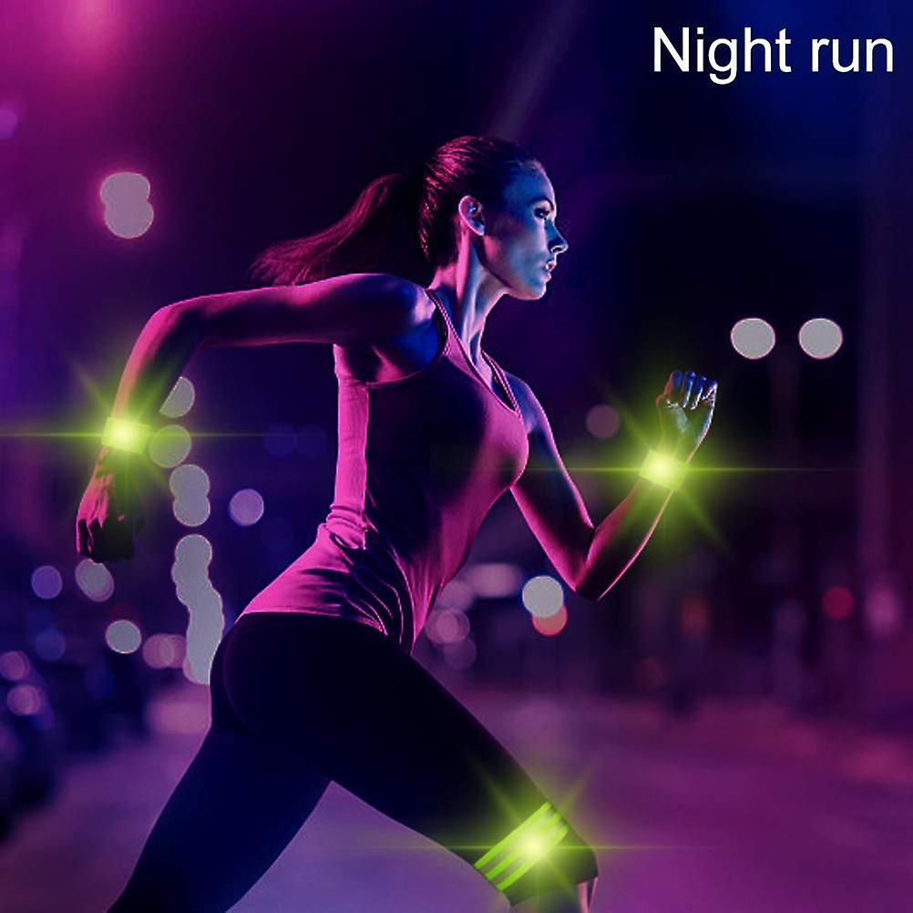 4pcs Reflective Bands for Arm, Ankle, Leg, High Visibility Running Gear - Image 4