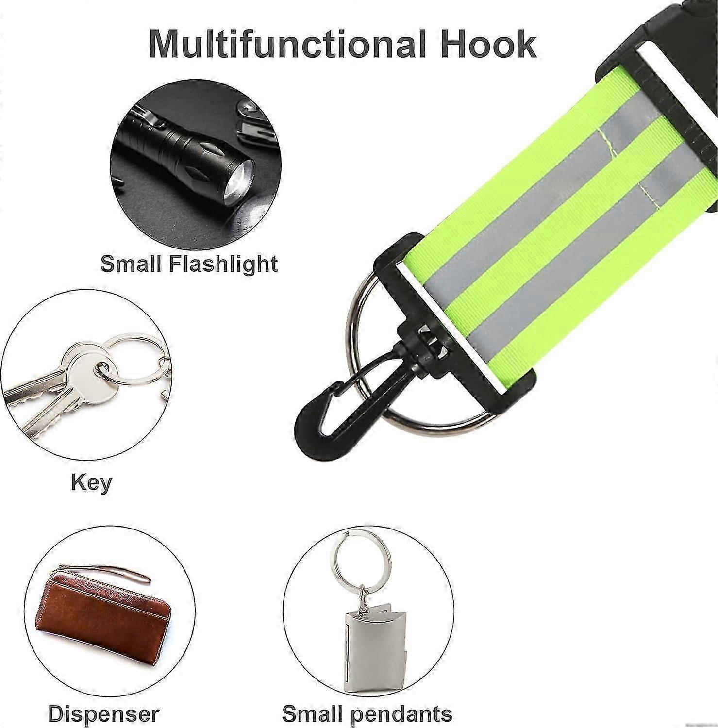 Reflective Sash Belt for Walking, 2pcs Adjustable Night Reflective Running Gear - Image 4