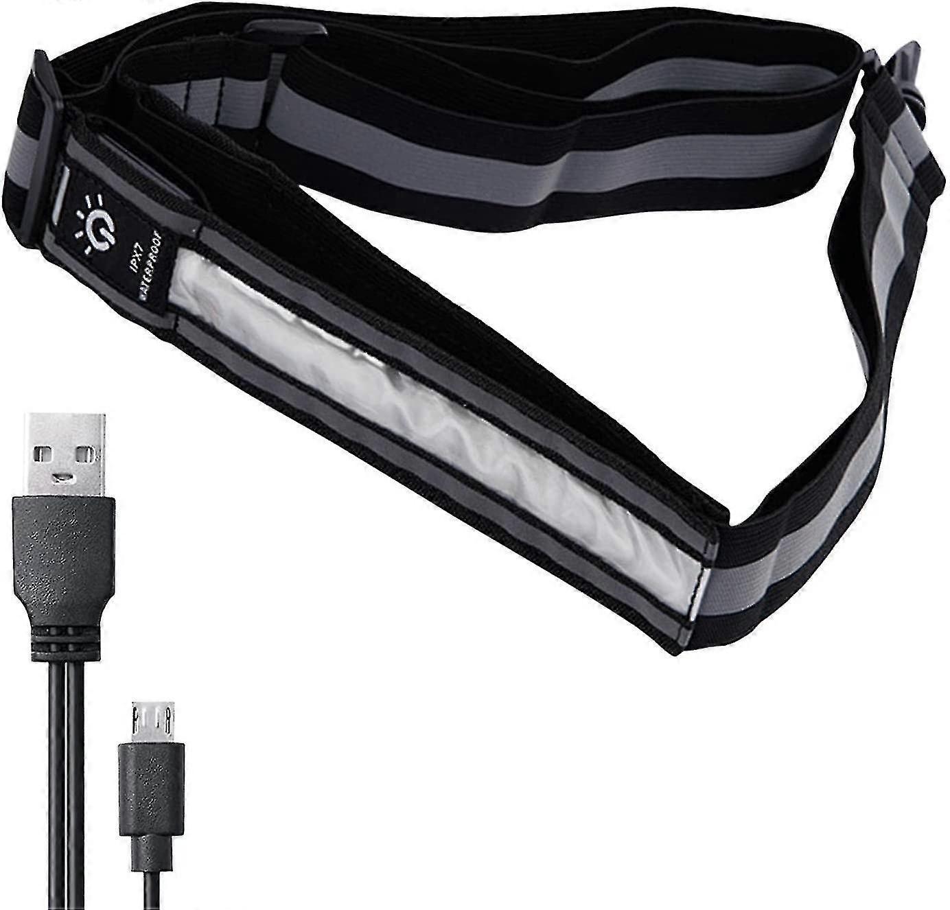 Adjustable Reflective Belt, High Visibility Gear for Running, Biking, Walking - Image 1