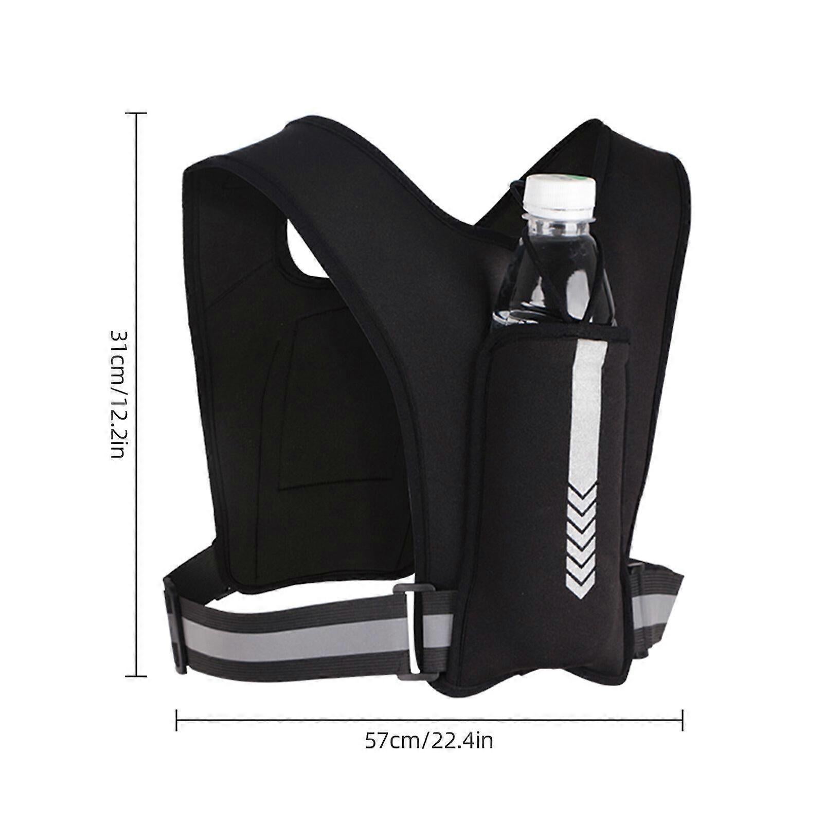 Reflective Workout Gear with Phone Holder, Multiple Pockets for Running & Outdoor Sports - Image 3