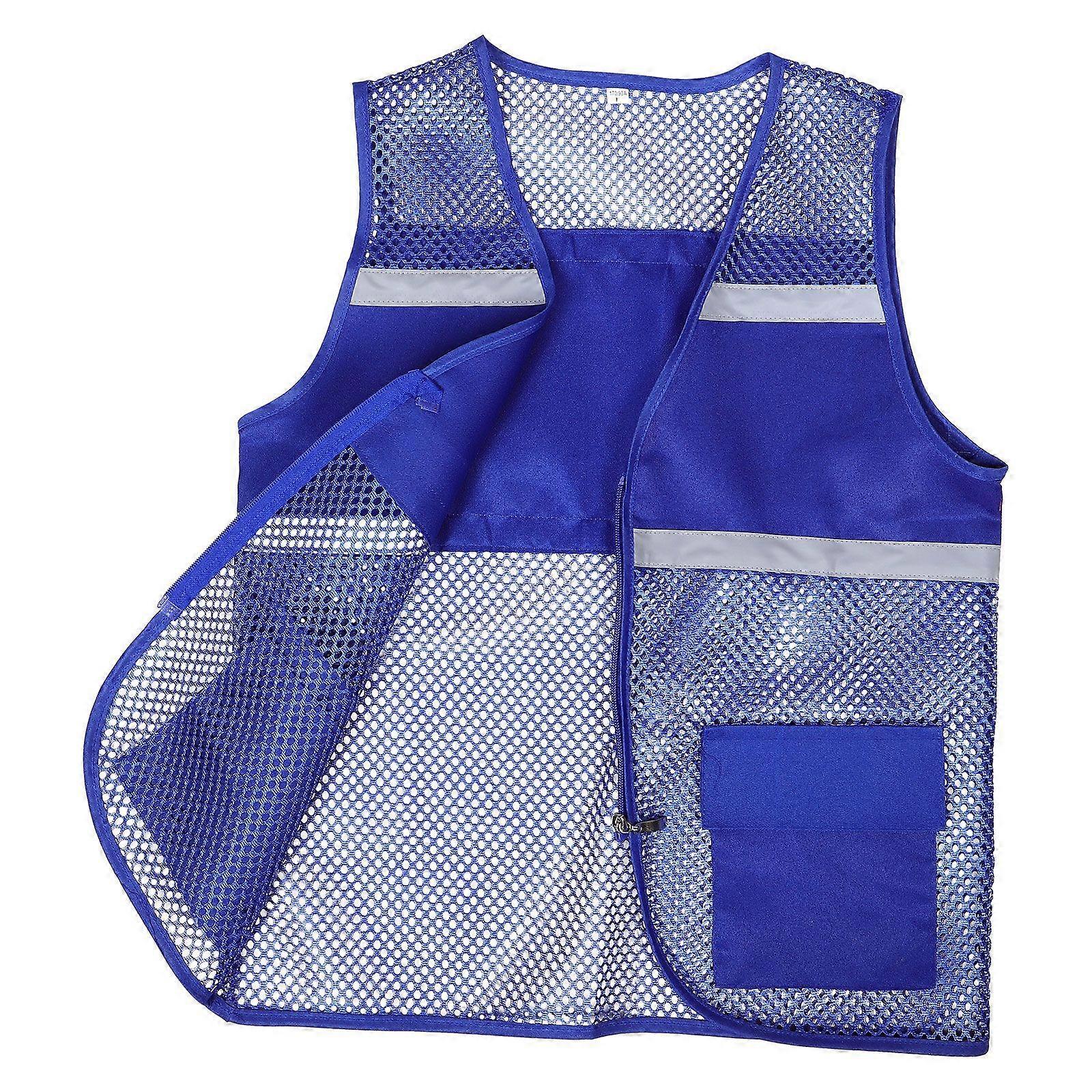 Reflective Mesh Vest, Breathable High Visibility Gear for Workers & Volunteers - Size L - Image 3