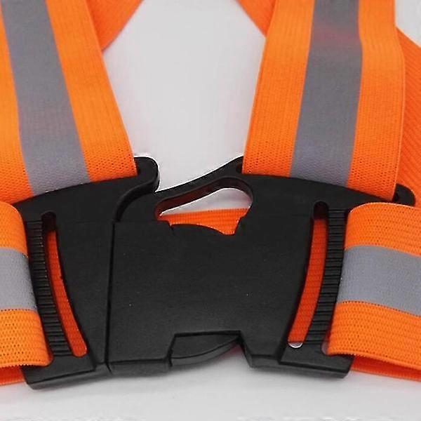 High Visibility Reflective Strap Vest, Adjustable Running Gear for Night Runners - Image 4