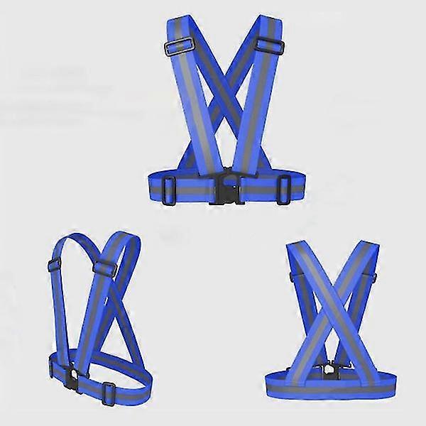 High Visibility Reflective Strap Vest, Adjustable Running Gear for Night Runners - Image 5