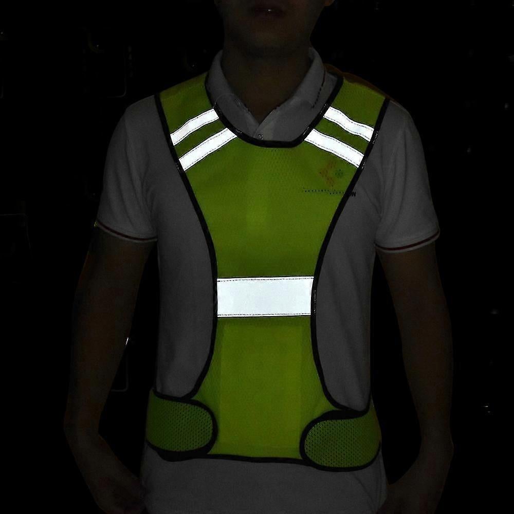 Reflective Running Vest, security Night Gear for Men and Women Walking or Jogging - Image 3