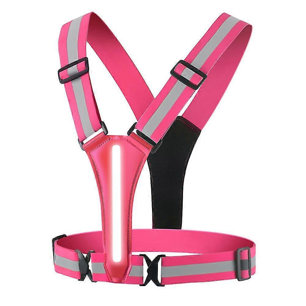 LED Reflective Vest, High Visibility Light Up security Gear for Night Running & Cycling - Image 1
