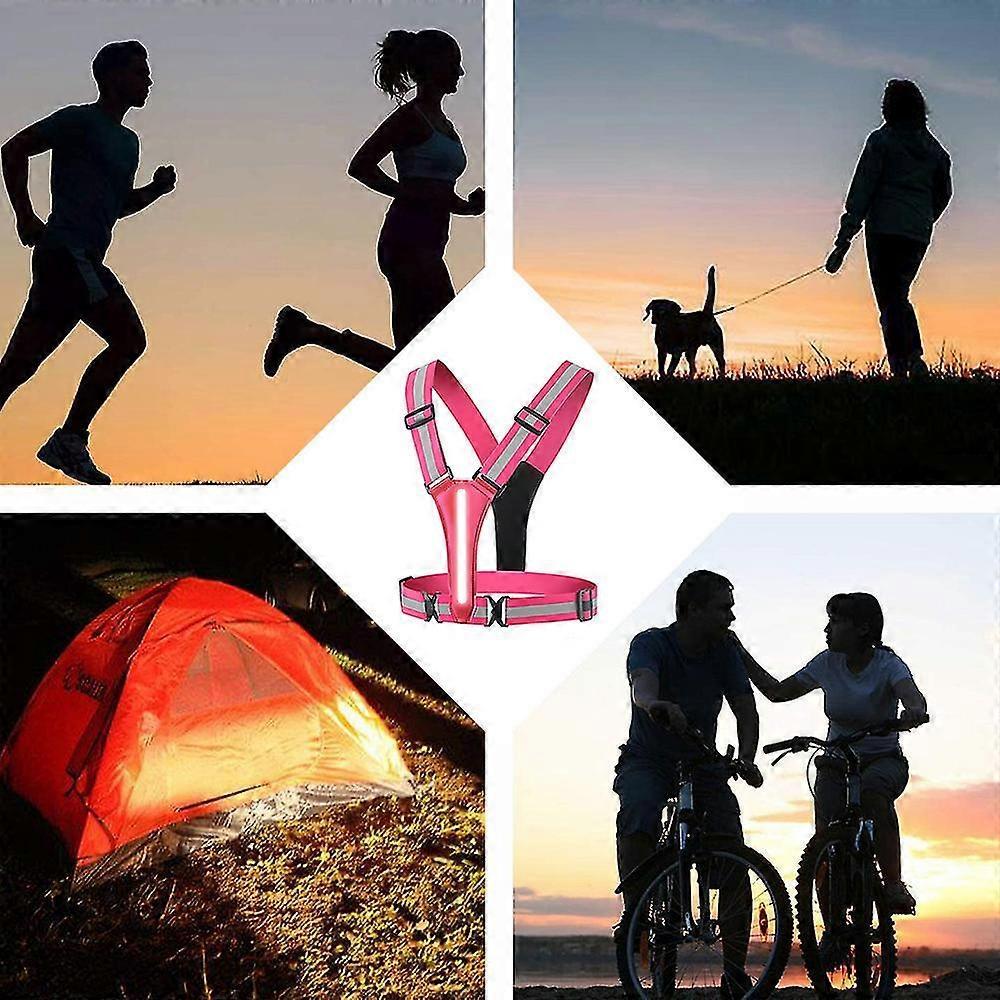 LED Reflective Vest, High Visibility Light Up security Gear for Night Running & Cycling - Image 5