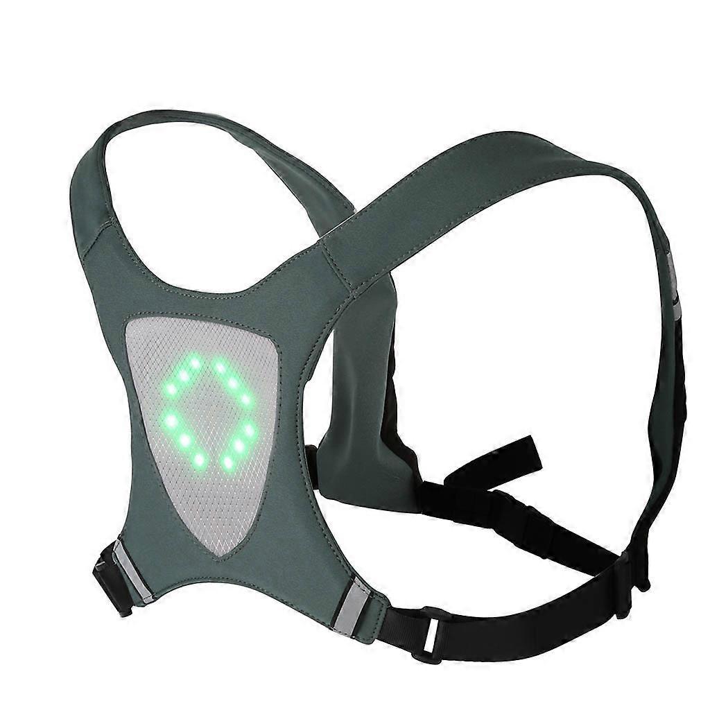 LED Running Vest, Reflective Night Gear with Adjustable Waist & Shoulder Straps - Image 1