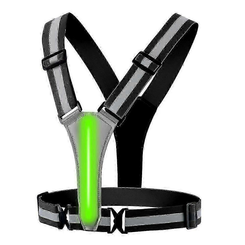 Light Up Reflective Running Vest, Night security Gear for Jogging & Walking - Image 1