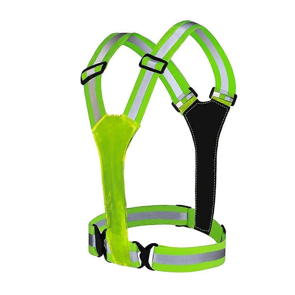 USB Rechargeable LED Vest, Reflective Running Gear for Night Jogging & Cycling - Image 1