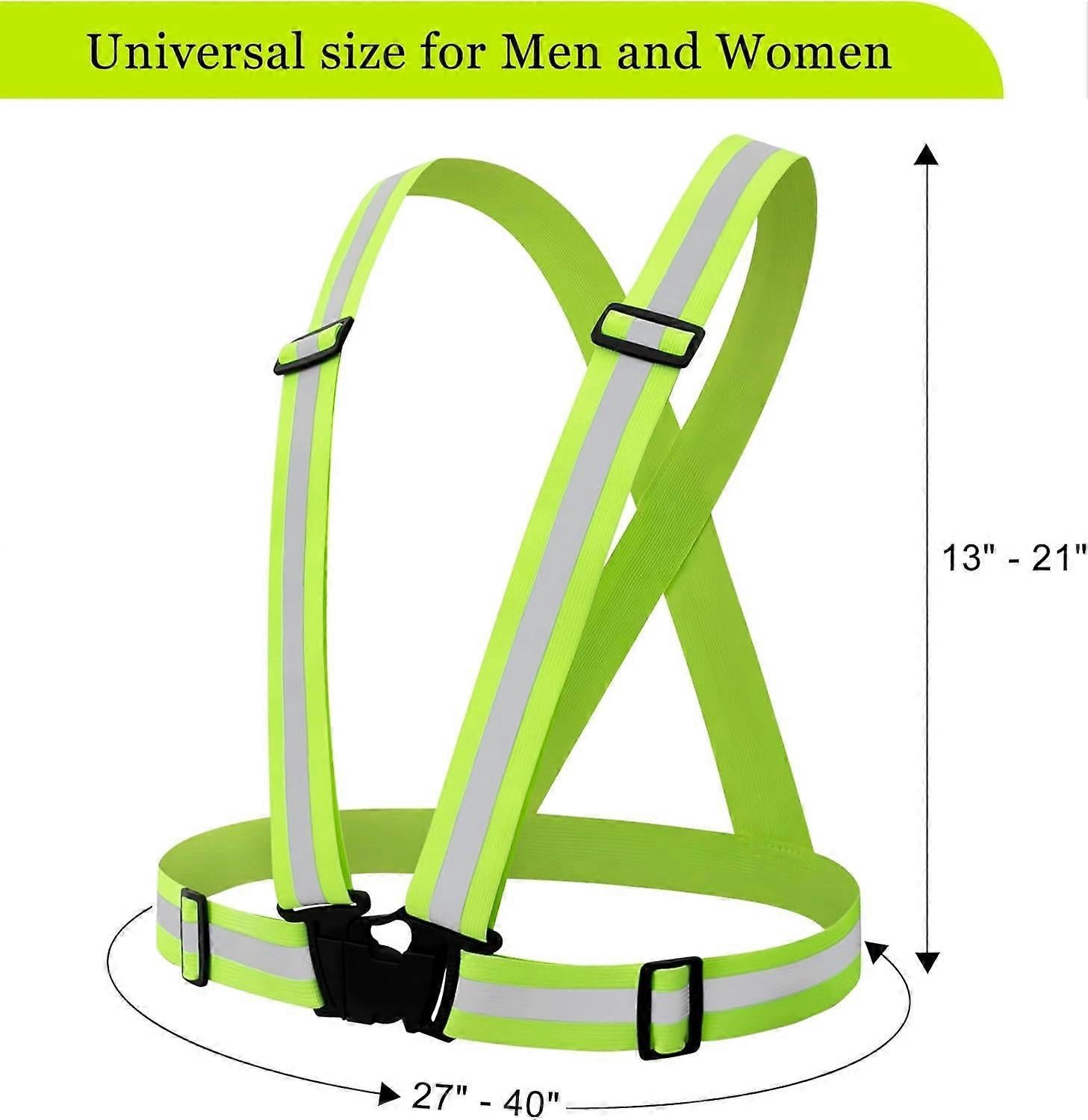 10 Pack Reflective Vests, Adjustable High Visibility security Gear for Men, Women & Babies - Image 3