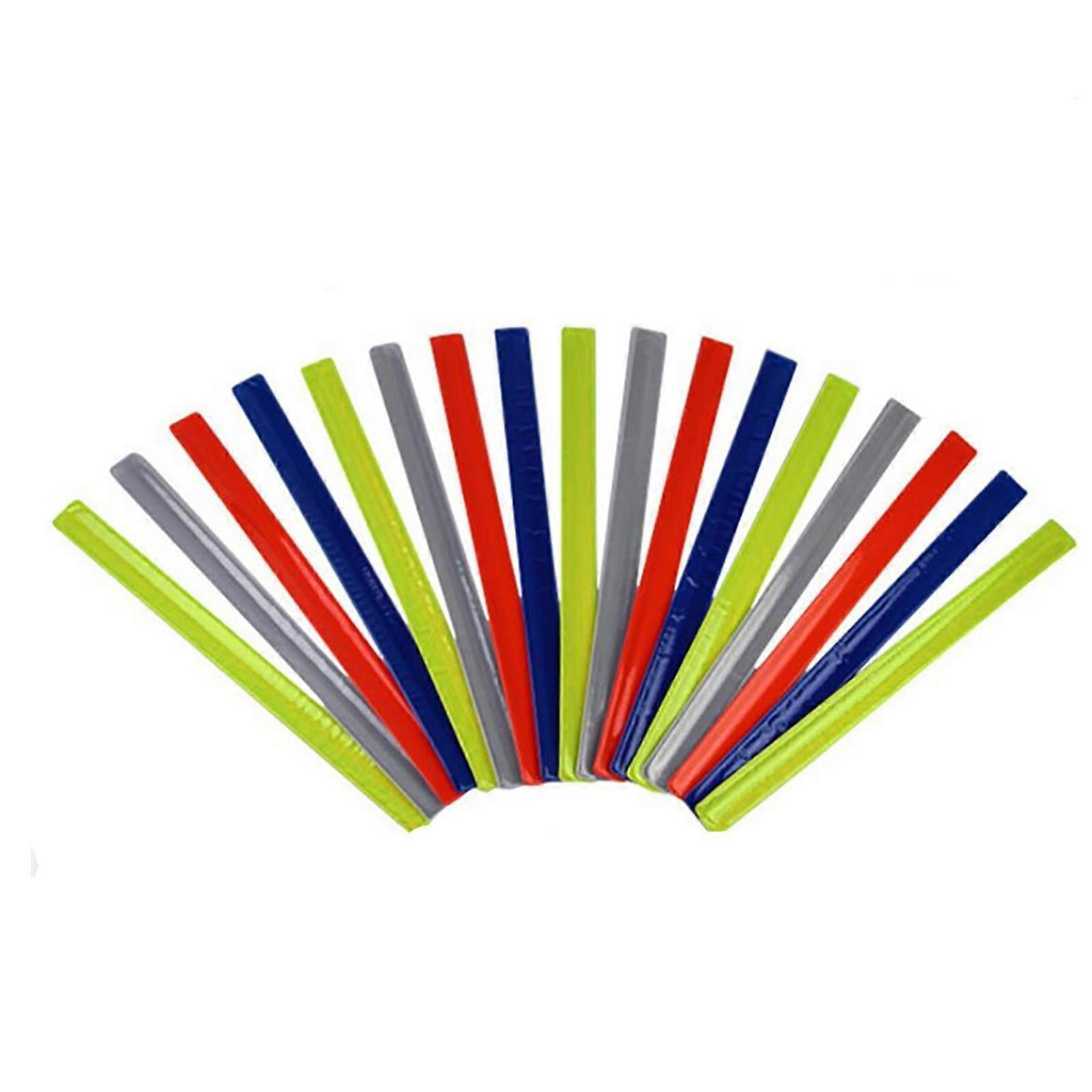 Reflective Armbands, High Visibility security Gear Wrist & Ankle Straps - 4 Pack White - Image 4