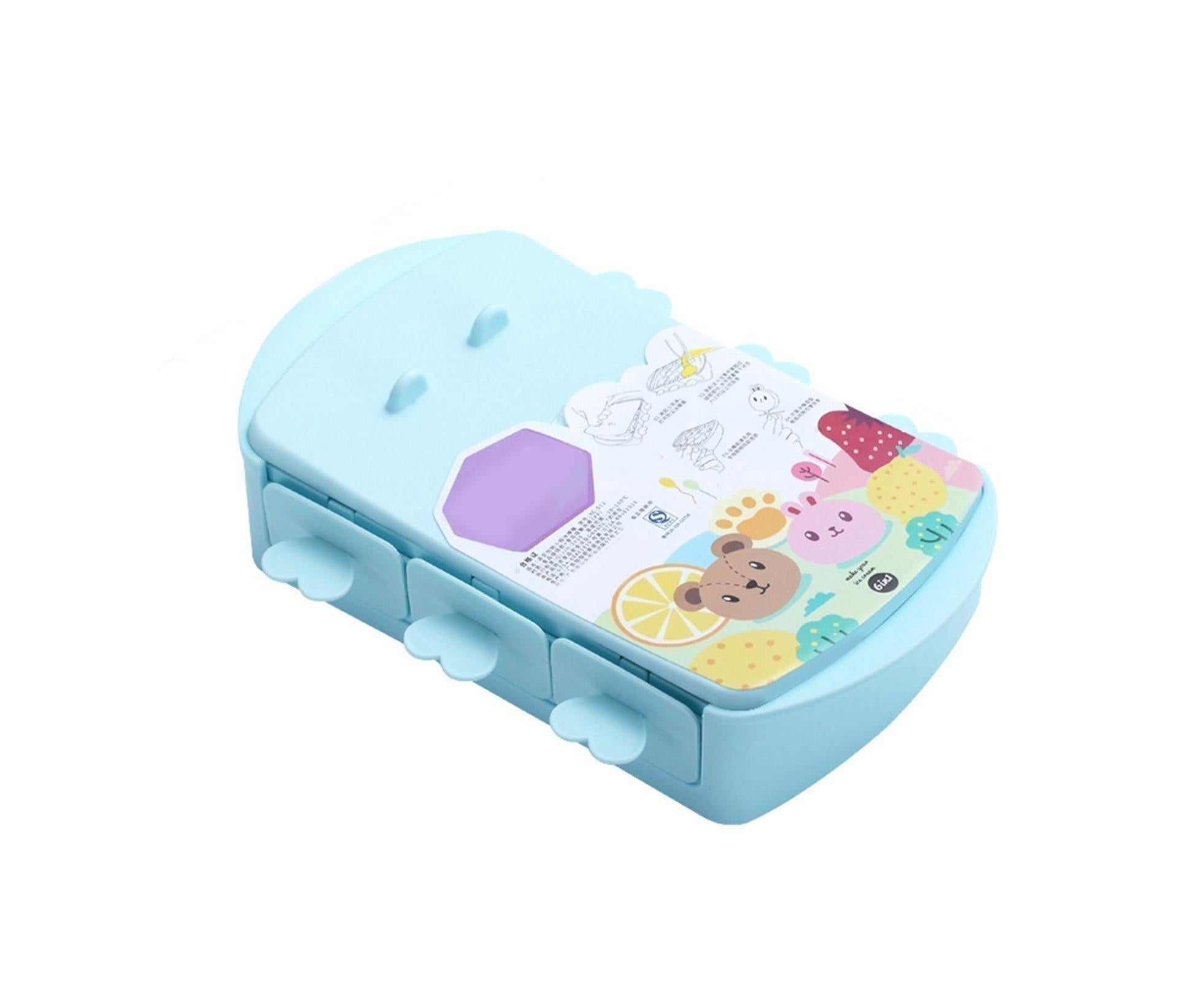 Multi Color Ice Cream Mould Grid DIY Cute Cube Tray-Blue - Image 1