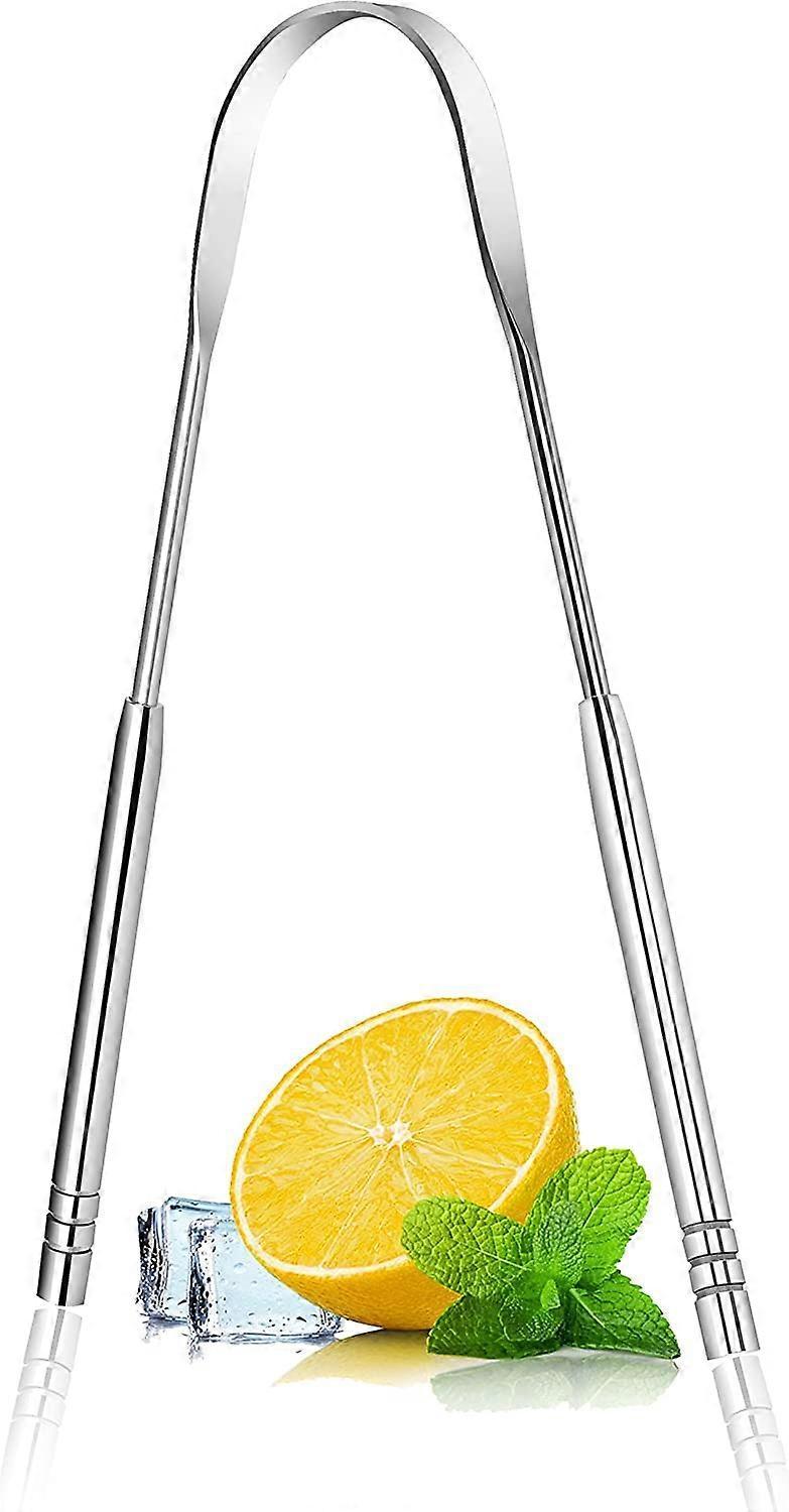 Stainless Steel Tongue Scraper, Metal Tongue Cleaner for Adults & Babies - Image 3