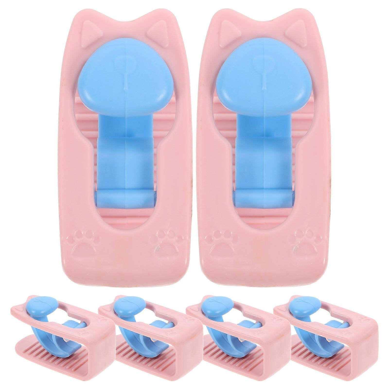 6PCS Plastic Bed Sheet Clips, Bedding Sheet Grippers and Holders - Image 1