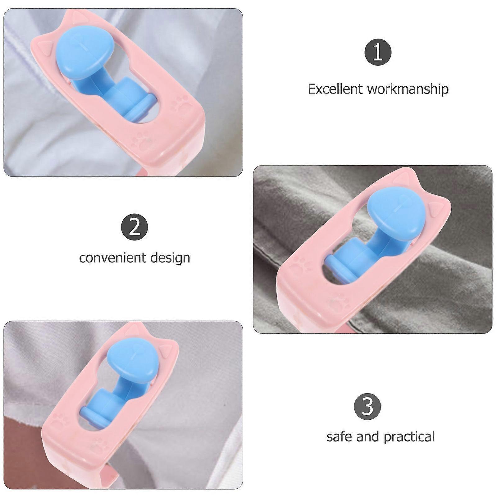 6PCS Plastic Bed Sheet Clips, Bedding Sheet Grippers and Holders - Image 4
