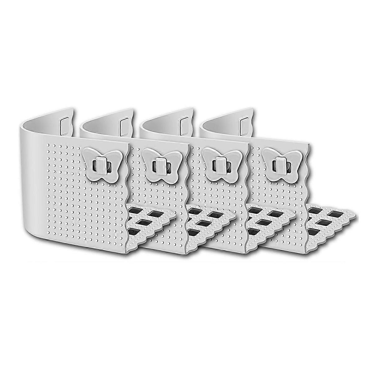 Bed Sheet Holder Clips for Thin Sheets, Grey, Secure Fit Fasteners - Image 1