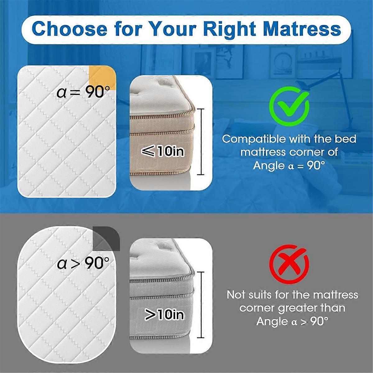4PCS Fitted Bed Sheet Holder Straps and Fastener Clips - Image 3