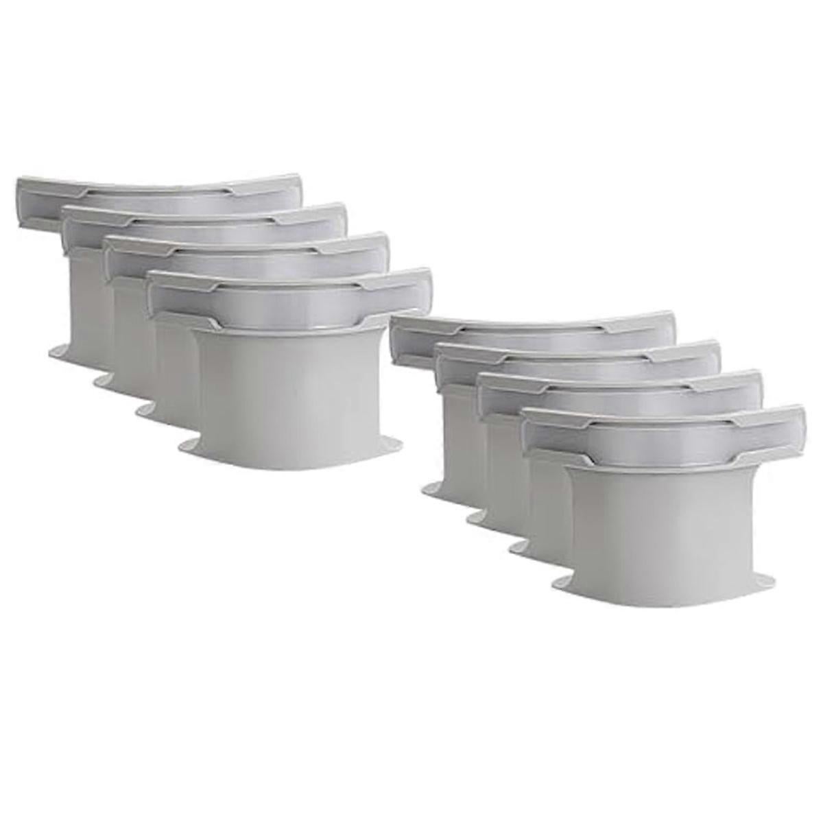 8PCS Lock Bed Sheet Holders, Fitted Sheet Straps for Tight Fit - Image 1