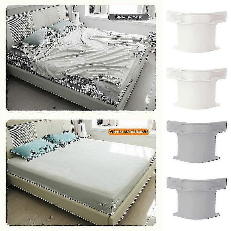 4-Pack No-Slip Bed Sheet Holders, Corner Grippers for Secure Fit - Image 4