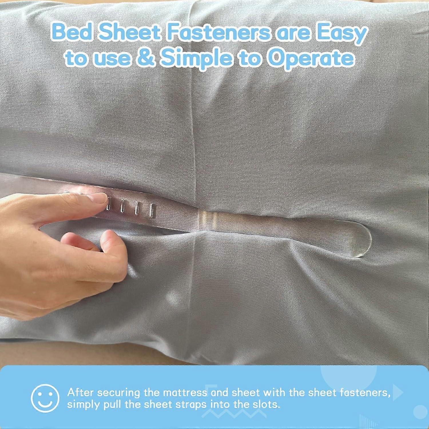 Ultimate Bed Sheet Corner Holder with Mattress Straps - Image 2