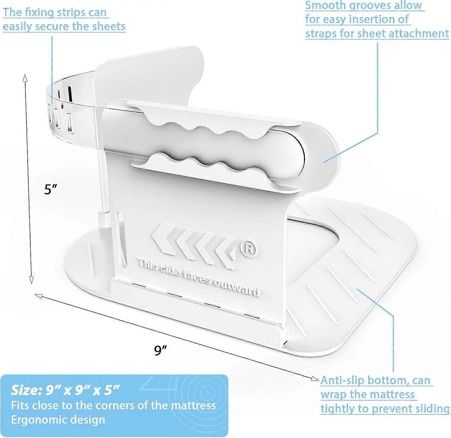Ultimate Bed Sheet Corner Holder with Mattress Straps - Image 4