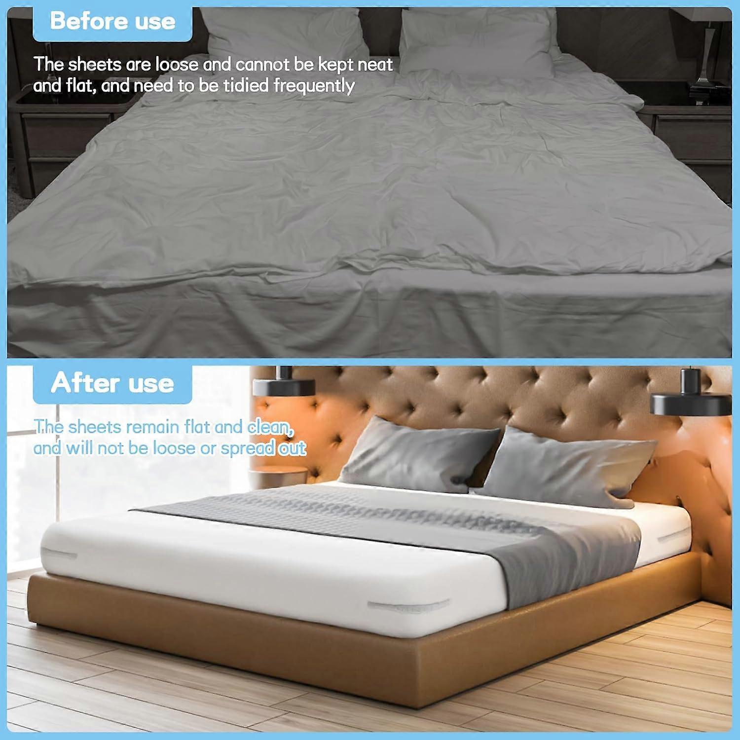 Ultimate Bed Sheet Corner Holder with Mattress Straps - Image 5