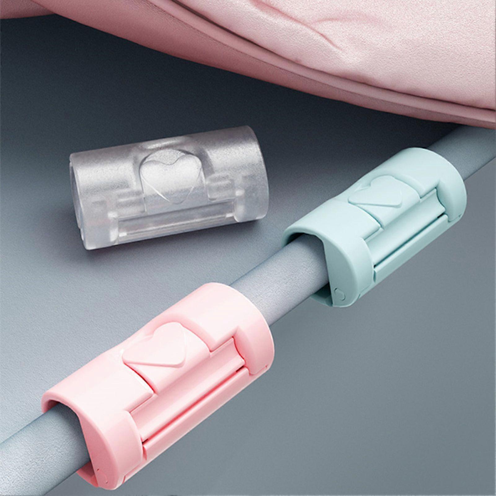 6PCS Bed Sheet Grippers, Smooth Edge Fasteners, Reusable Sheet Clips - Image 4