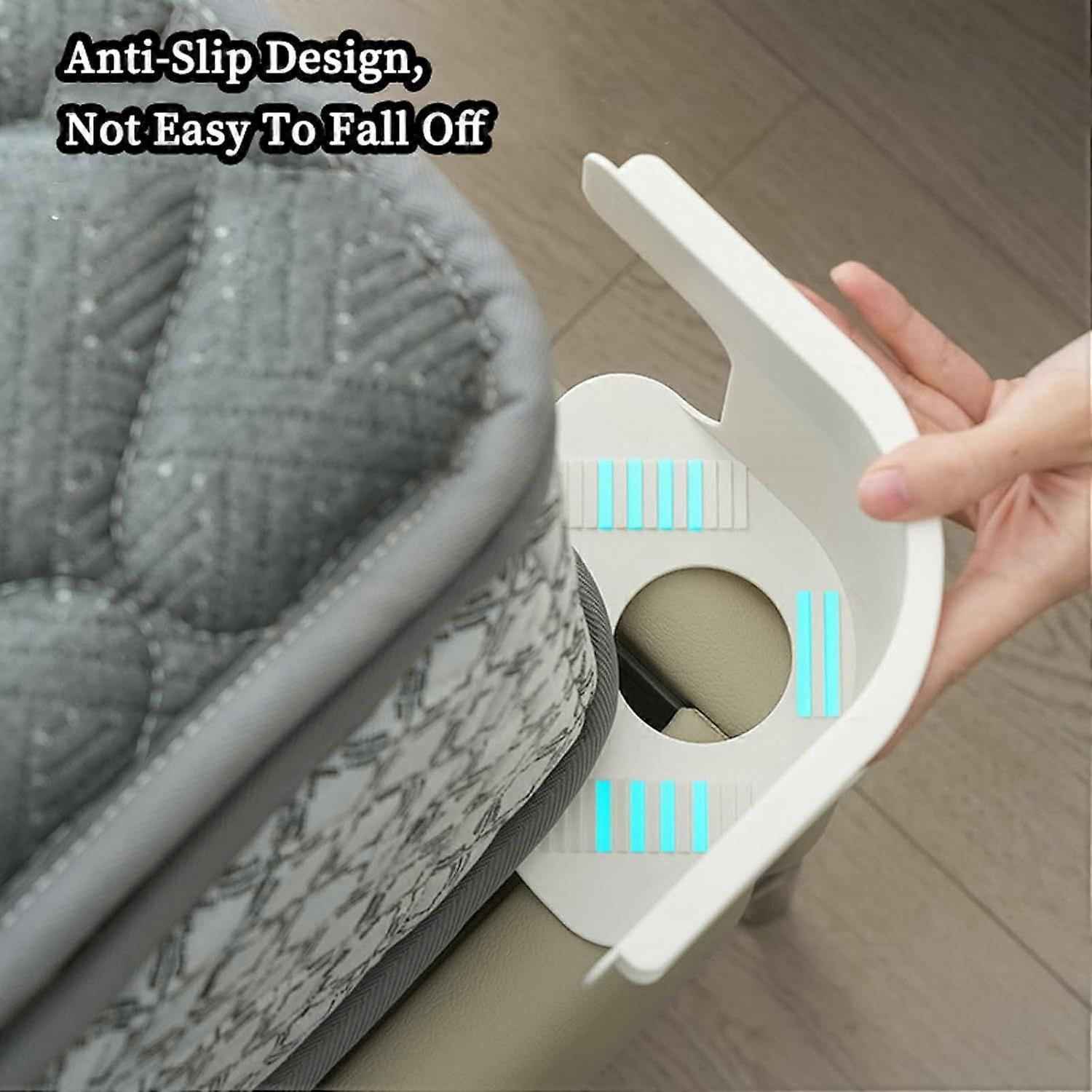 Grey Bed Sheet Holder Straps, Heavy Duty Corner Clips for Mattress and Bedding - Image 3
