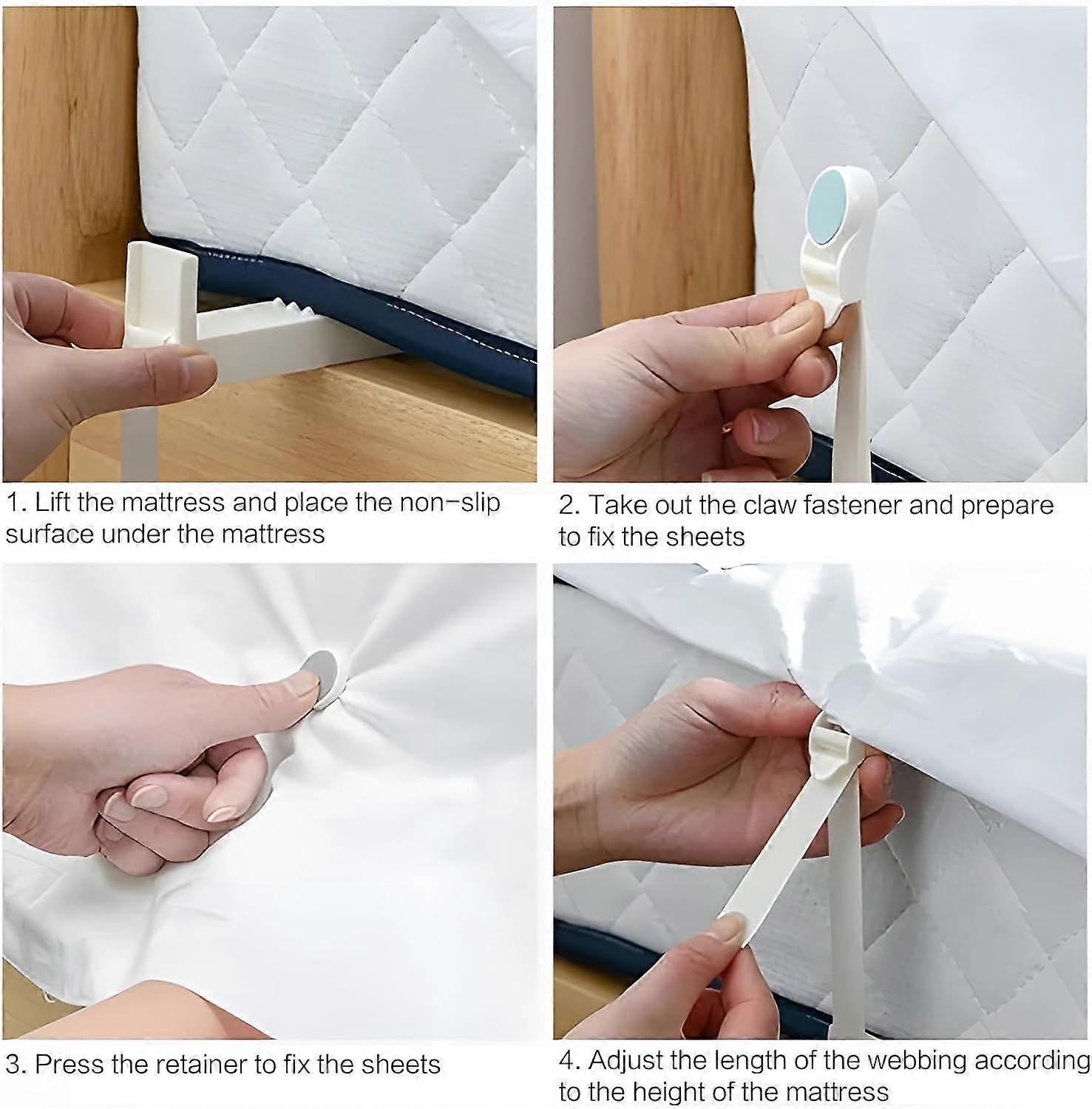 Bed Sheet Grippers, Corner Fasteners, Latest Model - Image 3