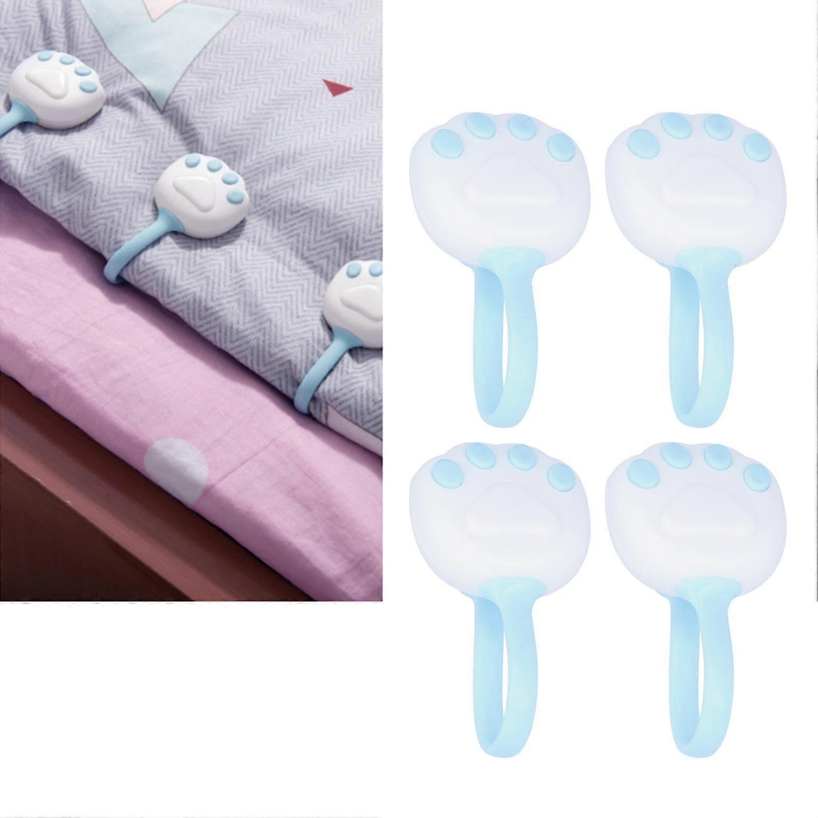 4-in-1 Bed Sheet Clips, Quilt Buckle Holders, Non-Slip Fasteners - Image 3