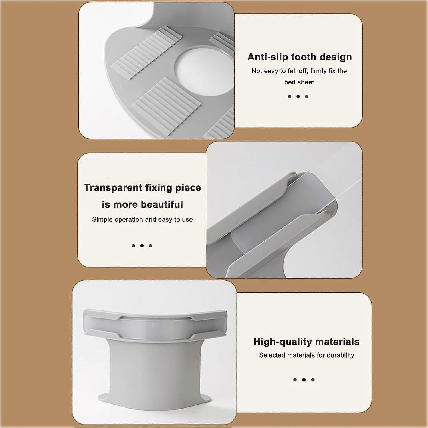4PCS Non-Slip Sheet Holders, Fits Most Sizes, Keeps Sheets Secure - Image 5