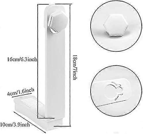 8PCS Bed Sheet Tensioners, White, Adjustable Corner Clips for Mattress - Image 4
