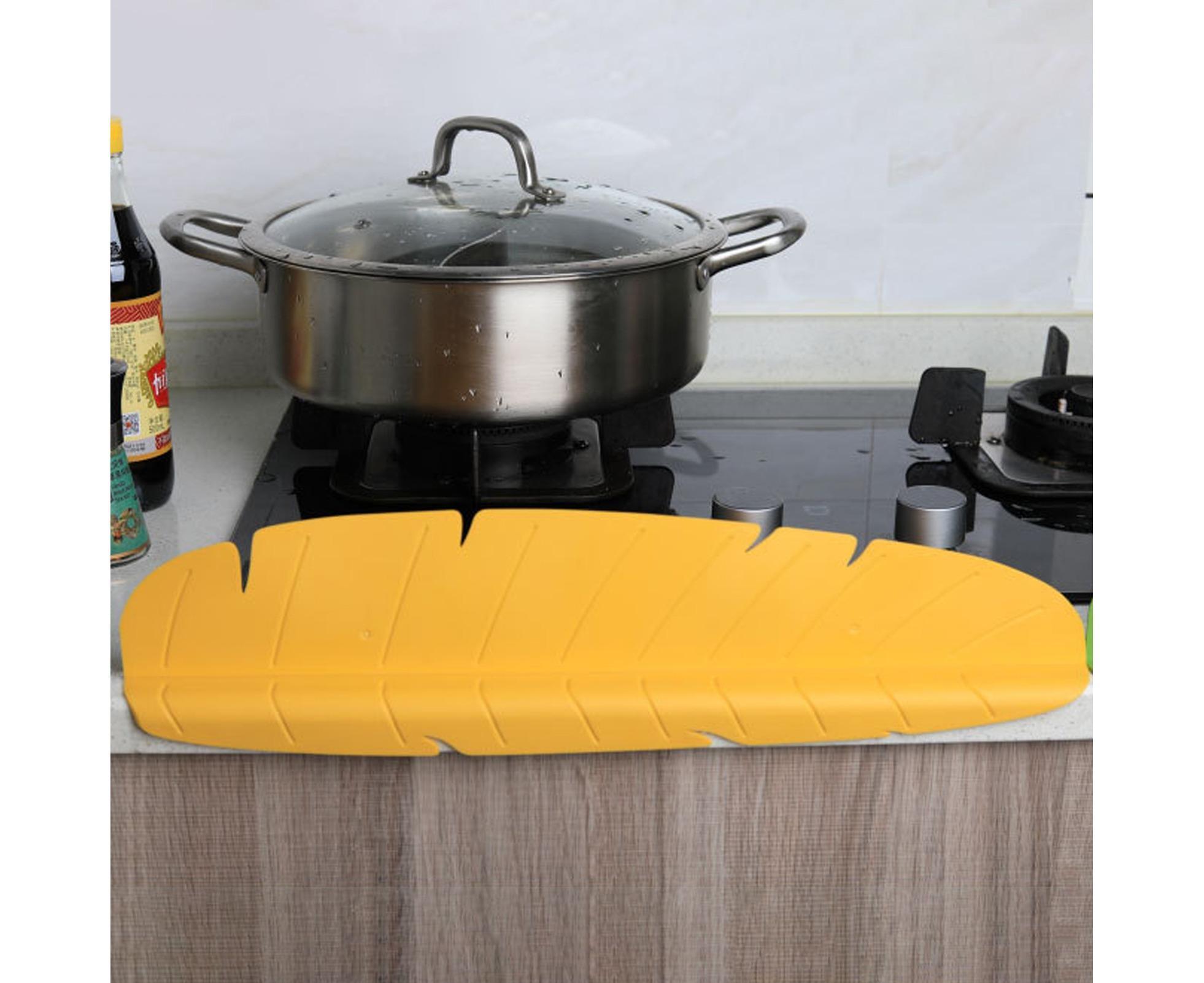 Sink Splash Guard TPR Island Sink Splash Guard-Yellow - Image 4
