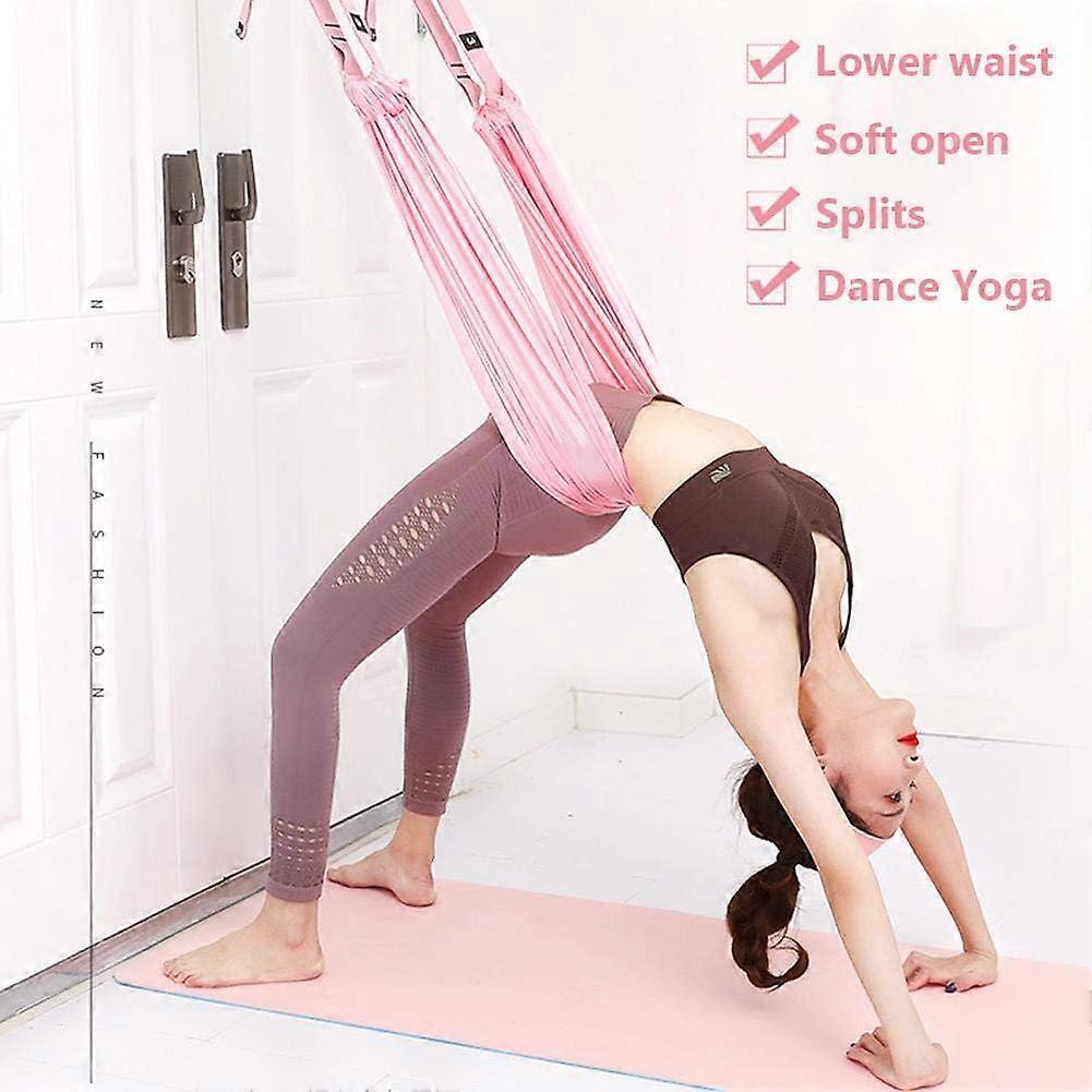Green Aerial Yoga Strap Anti-Gravity Hammock for Inversion & Flexibility - Image 3