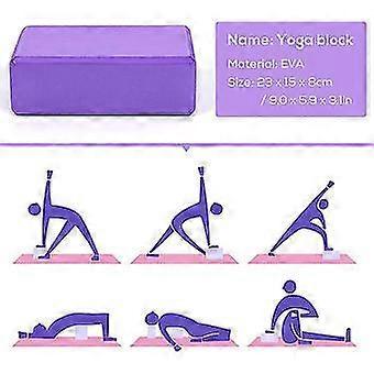 5pcs Yoga Ball Set - Fitness Ball, Blocks, Stretch Band, Resistance Loop, Belt - Image 3