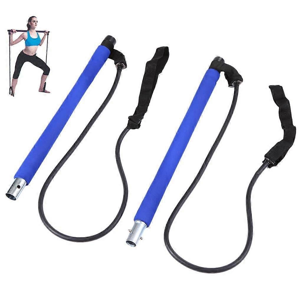 Pilates Bar Kit with Resistance Bands for Home Yoga & Gym Workout - Image 1