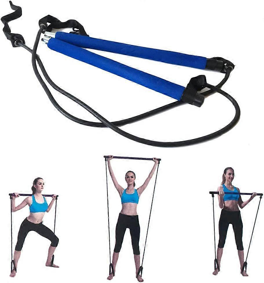 Pilates Bar Kit with Resistance Bands for Home Yoga & Gym Workout - Image 4