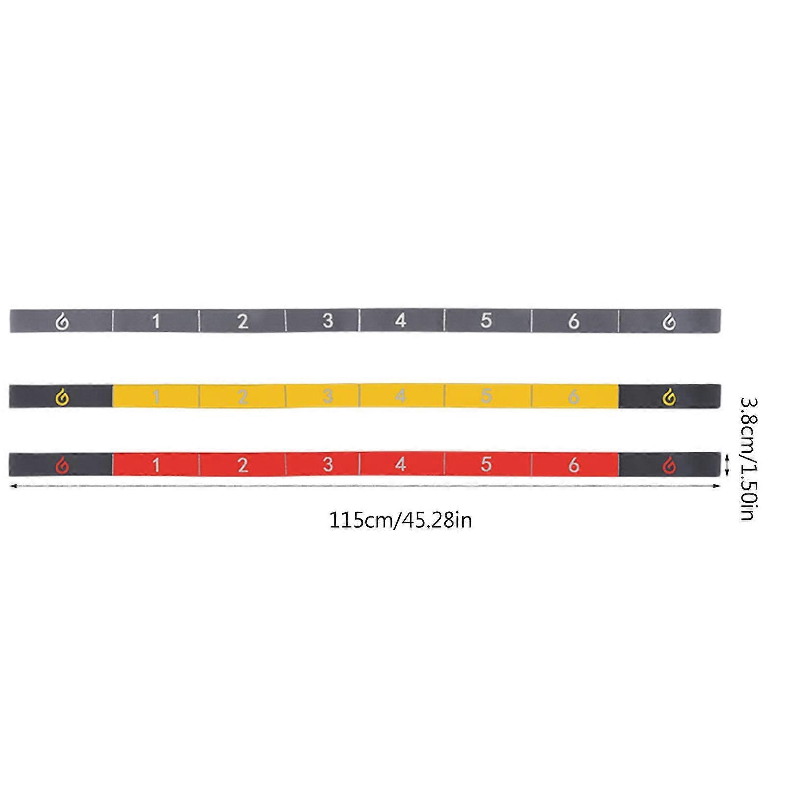 8-Loop Yellow Yoga Elastic Strap for Pilates & Gym Stretching - Image 3
