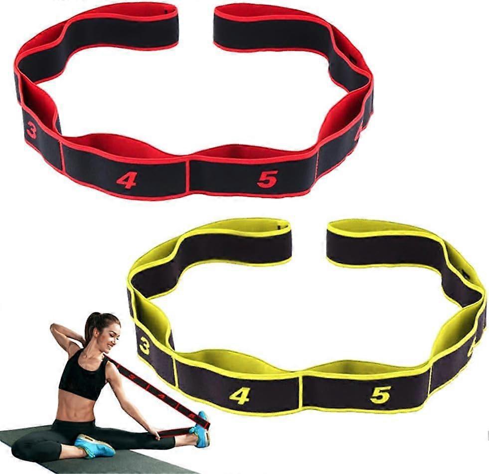 2pcs Yoga Resistance Bands for Workout & Yoga Practice - Image 1