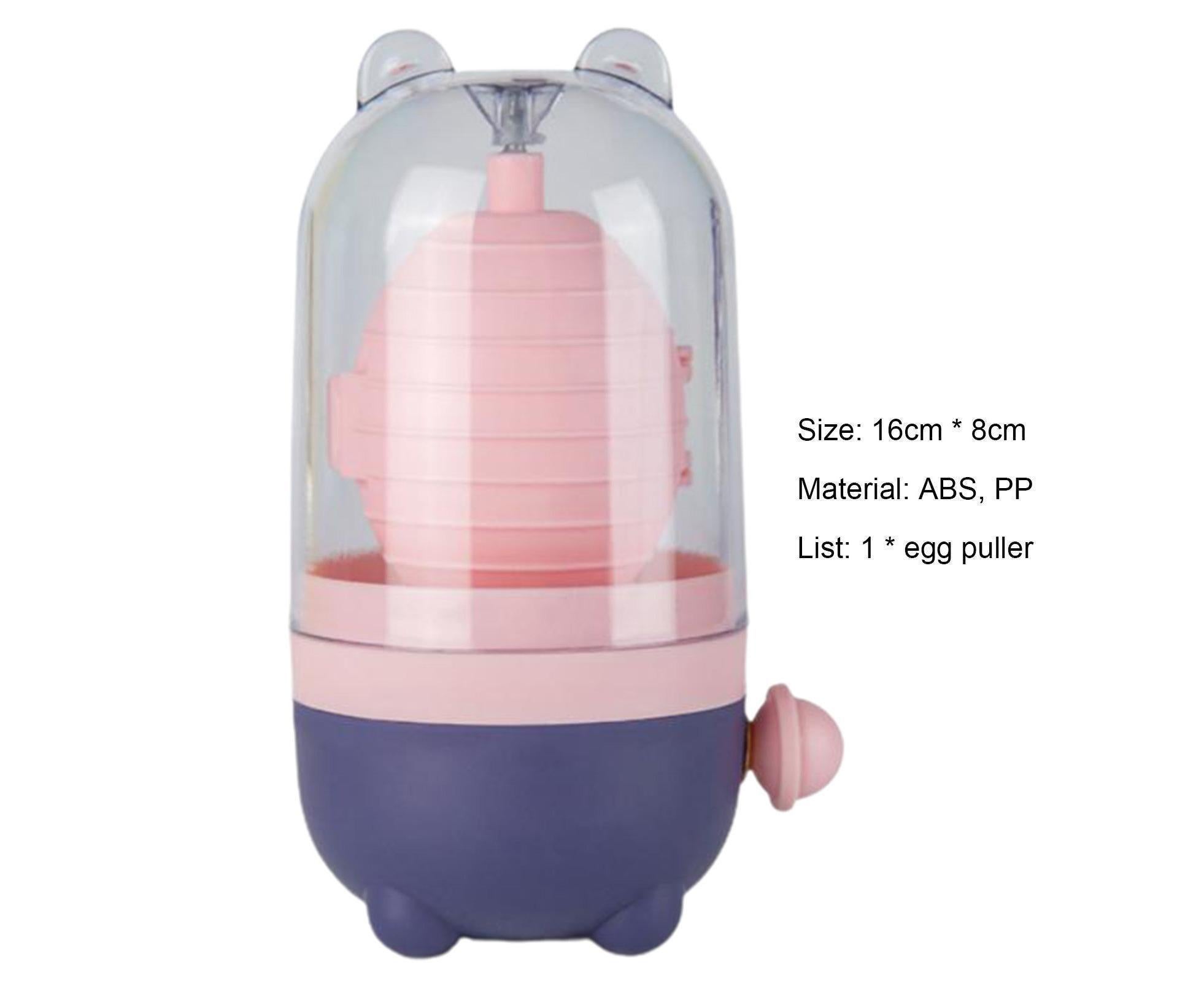 Manual Egg Puller Convenient ABS Simple Operation Mix Yolk Egg Mixer Home Decor -Pink - Image 2