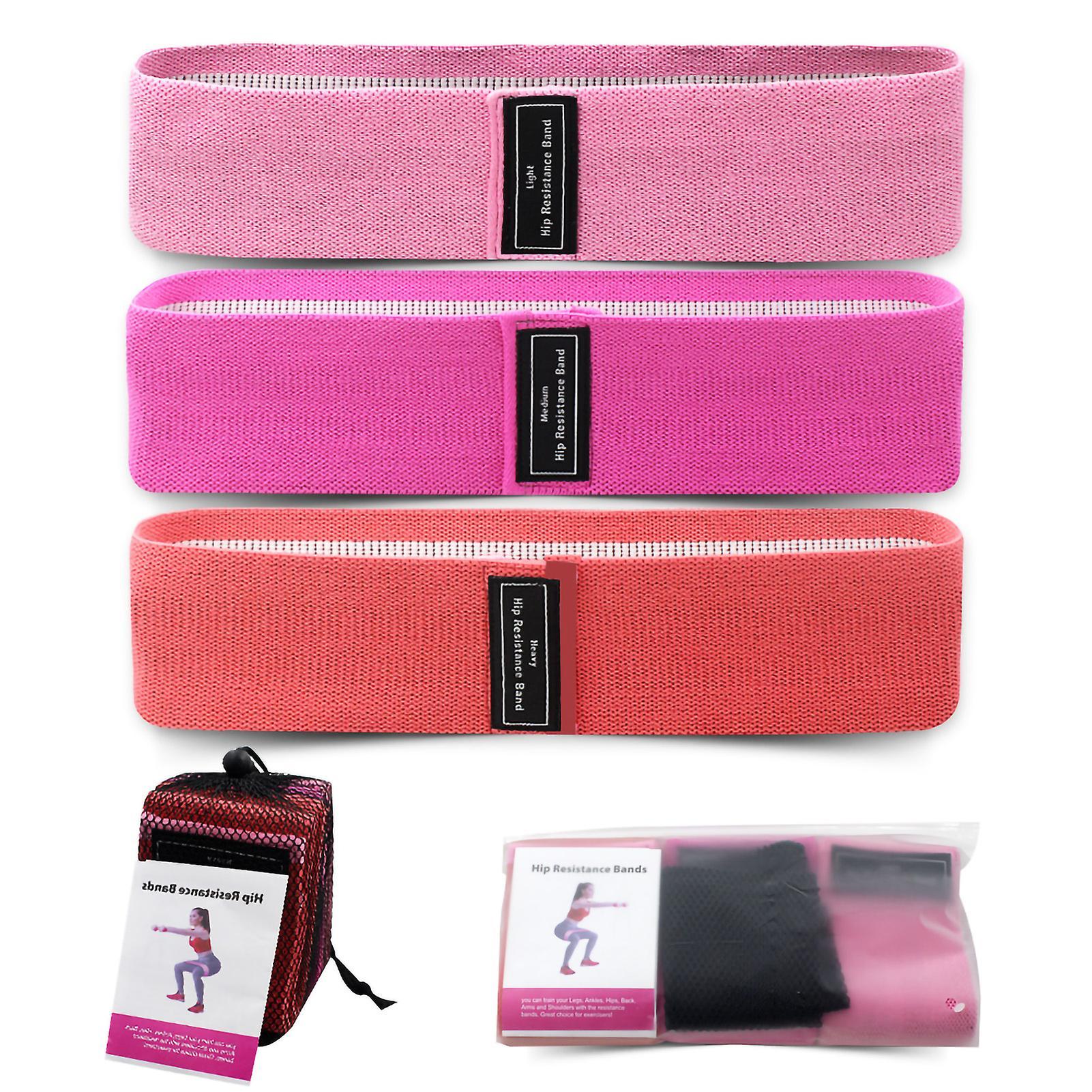 3pcs Resistance Loop Bands Set for Yoga & Fitness - Image 1
