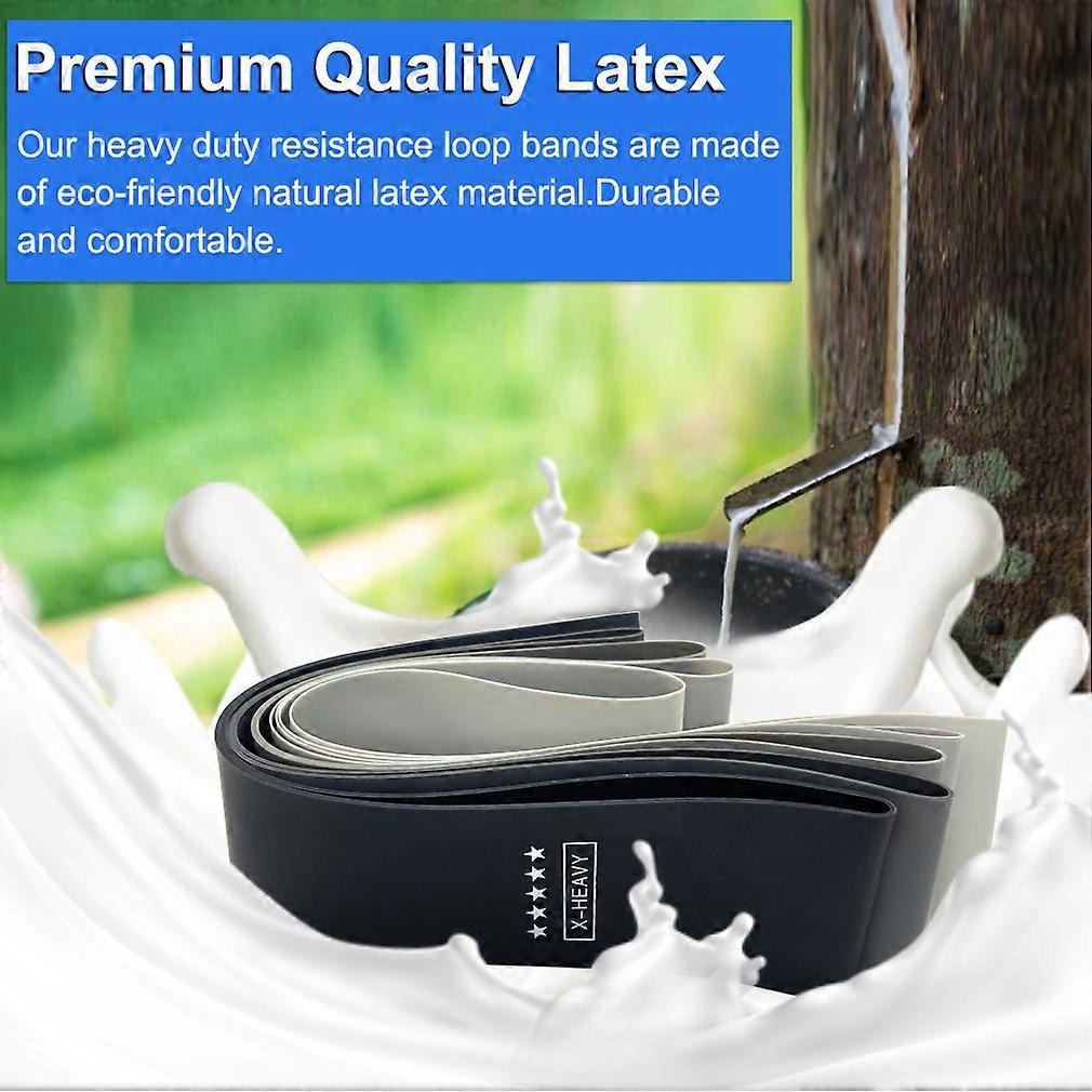 5pcs Resistance Loop Band Set with Bag for Home & Gym - Image 2