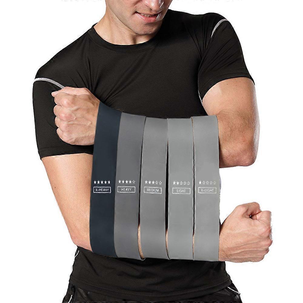 5pcs Resistance Loop Band Set with Bag for Home & Gym - Image 5
